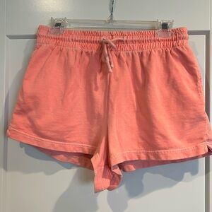 Urban outfitters size med coral colored shorts.